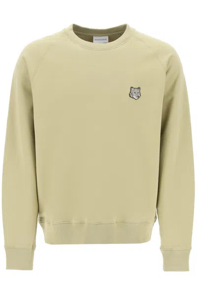 Maison Kitsuné Oversized Sweatshirt In Gray