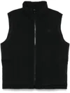 Maison Kitsuné Padded Fox Head Gilet In Black