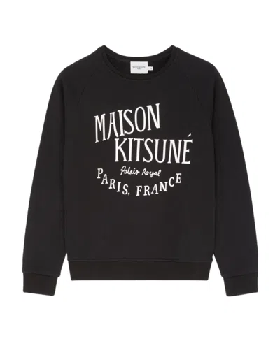 Maison Kitsuné Palais Royal Sweatshirt In Black