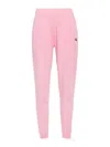 Maison Kitsuné Pink Bold Fox Head Lounge Pants In Nude & Neutrals