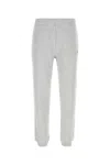 Maison Kitsuné Cotton Joggers With Back Pocket And Elastic Waistband In Gray