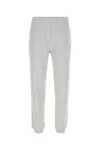 Maison Kitsuné Cotton Joggers With Back Pocket And Elastic Waistband In Grey