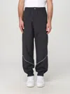 Maison Kitsuné Maison Kitsune Fox Patch Polyamide Technical Trousers In Schwarz