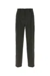 Maison Kitsuné Maison Kitsune Embroidered Polyester Blend Pant In Rangergreen