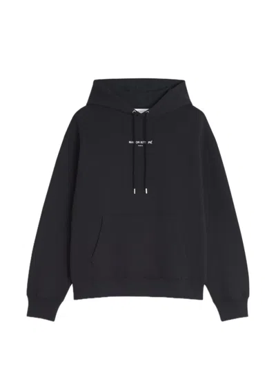 Maison Kitsuné Paris Comfort Hoodie For Men - Ss26 Collection In Black