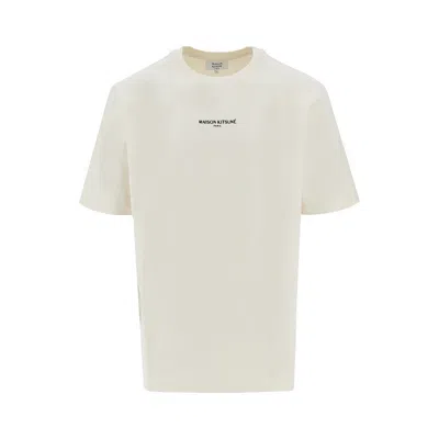 Maison Kitsuné Maison Kitsune Paris Comfort Tee Shirt In White