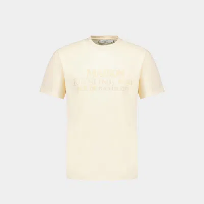 Maison Kitsuné Paris T-shirt In White
