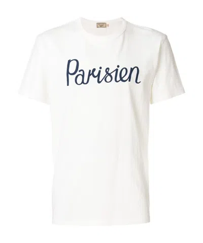Maison Kitsuné Parisien Printed T-shirt In White