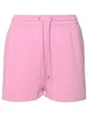 Maison Kitsuné Cotton Shorts In Pink