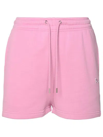 MAISON KITSUNÉ MAISON KITSUNÉ PINK COTTON SHORTS
