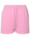 Maison Kitsuné Cotton Shorts In Pink
