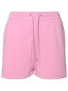 Maison Kitsuné Cotton Shorts In Pink