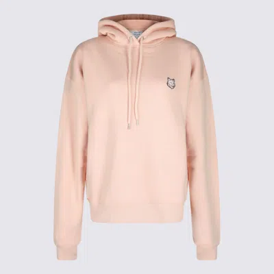 Maison Kitsuné Pink Cotton Sweatshirt In Pasture Rose