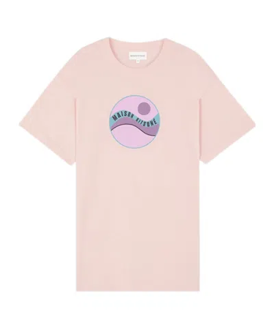 Maison Kitsuné Plain Jersey Short-sleeved T-shirt In Nude
