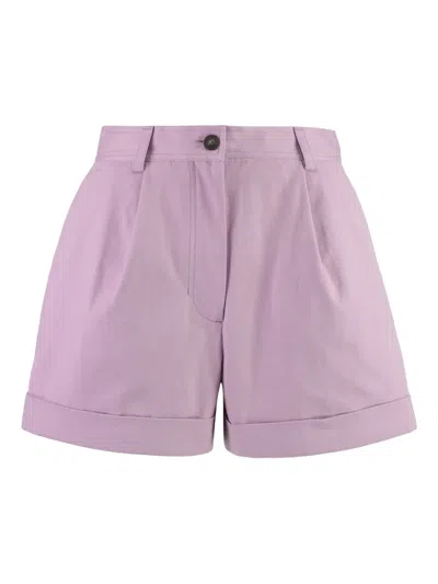 MAISON KITSUNÉ PLEAT-FRONT SHORTS