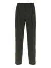 Maison Kitsuné Maison Kitsune Embroidered Polyester Blend Pant In Green