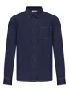 Maison Kitsuné Pocket Shirt In Blue