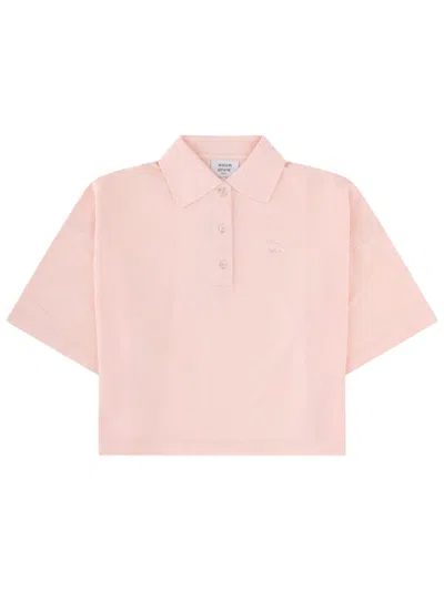 Maison Kitsuné Polo“小狐狸” In Pink
