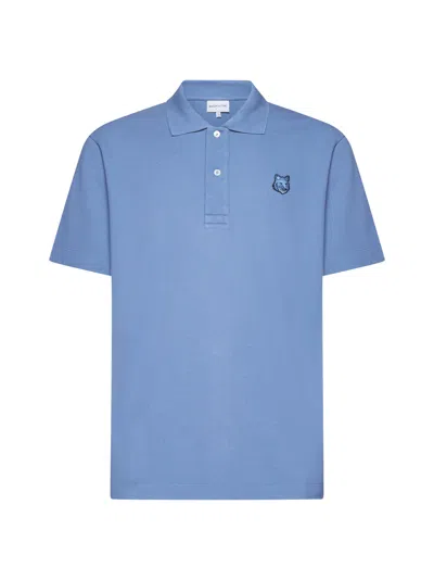 Maison Kitsuné Polo Shirt In Hampton Blue