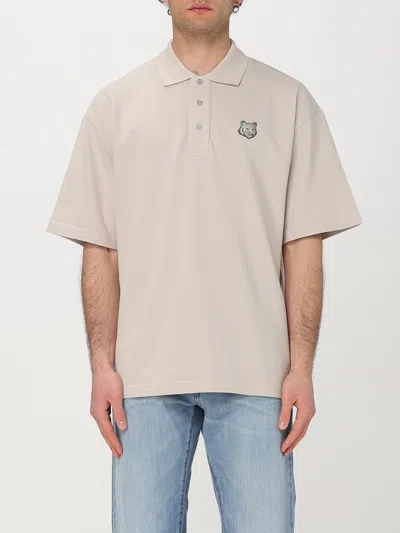 Maison Kitsuné Polo Shirt  Men Color Beige