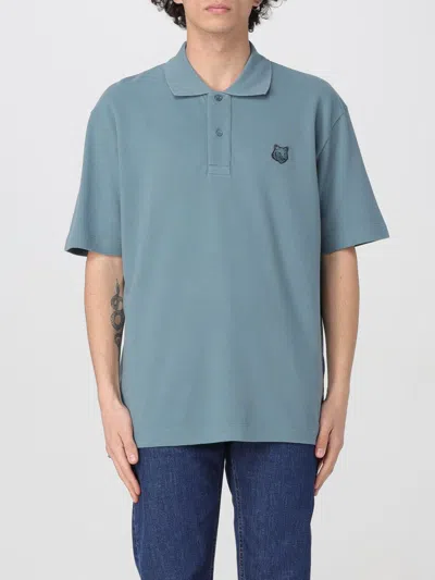 Maison Kitsuné Polo Shirt  Men Color Blue