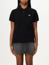 Maison Kitsuné Baby Fox Patch Regular Polo In Black