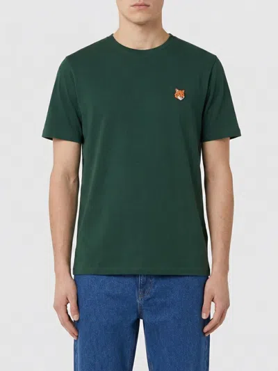 MAISON KITSUNÉ MAISON KITSUNÉ COTTON T-SHIRT WITH LOGO,I00140012