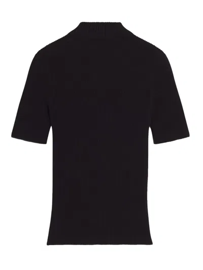 Maison Kitsuné Polo With Logo In Black