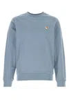 Maison Kitsuné Fox Head Patch Regular Sweater In Moonlightblue