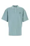 Maison Kitsuné Bold Fox Head-patch Polo Shirt In Placid