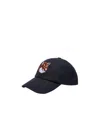 Maison Kitsuné Printed Hat In Black
