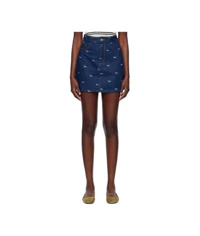 MAISON KITSUNÉ PRINTED SKIRT