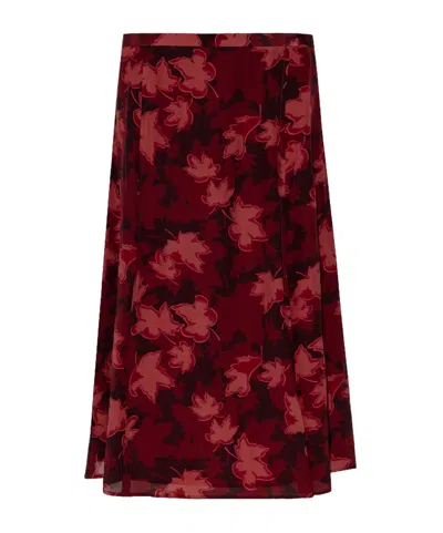 MAISON KITSUNÉ MAISON KITSUNÉ LIP DETAIL FLUID SKIRT