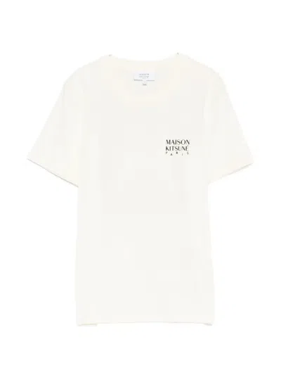 Maison Kitsuné Printed T-shirt In Neutral
