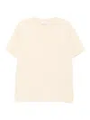 Maison Kitsuné Profile Fox-patch T-shirt In Yellow