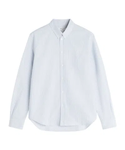 Maison Kitsuné Profile Fox Striped Regular Shirt In Multi