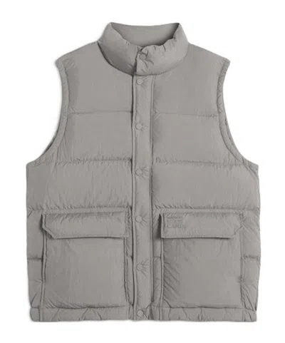 Maison Kitsuné Puffer Gilet In Gray