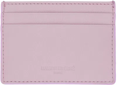 Maison Kitsuné Purple Cloud Card Holder In P502 Lilac