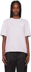 Maison Kitsuné Handwriting Comfort T-shirt In 0173 Soft Mauve