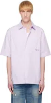 Maison Kitsuné Purple Relaxed Short Sleeve Shirt