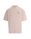 Maison Kitsuné Purple Solid Polo In Purple