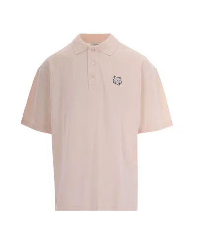 Maison Kitsuné Purple Solid Polo In Neutral