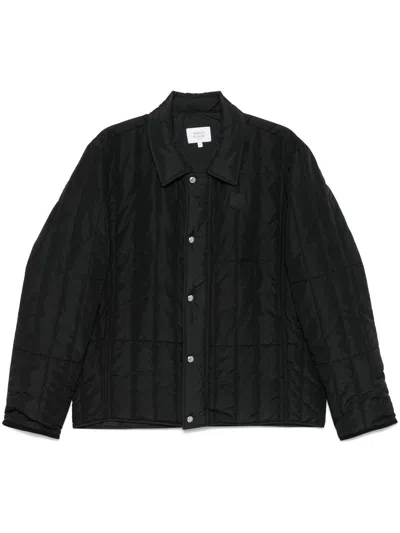 Maison Kitsuné Quilted Blouson In Black