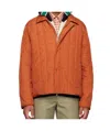 MAISON KITSUNÉ QUILTED COTTON JACKET