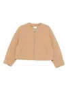 Maison Kitsuné Quilted Jacket Clothing In Animal Print