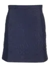 Maison Kitsuné Quilted Mini Skirt Skirts Blue