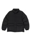 Maison Kitsuné Quilted Lightweight Puffer Jacket Clothing In Black