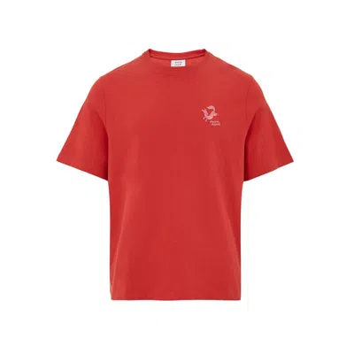 Maison Kitsuné Red Cotton T-shirt