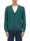 Maison Kitsuné "regular Bold Fox Head Patch" Cardigan