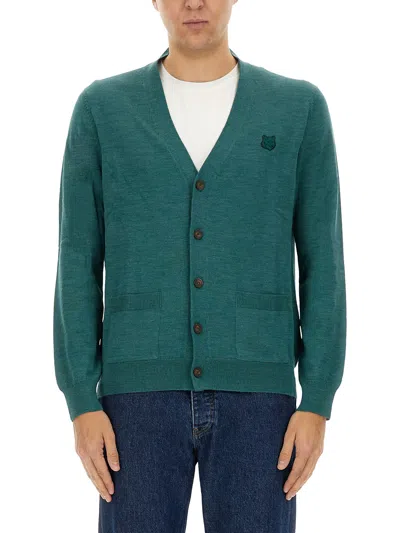 MAISON KITSUNÉ "REGULAR BOLD FOX HEAD PATCH" CARDIGAN